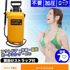 ポータブル　シャワー　美品の画像