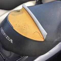 原付バイクシートの張替え