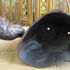 波濤の岩上 鷹の置物 鋳物 風水インテリア 開運 縁起物 札幌市北区屯田の画像
