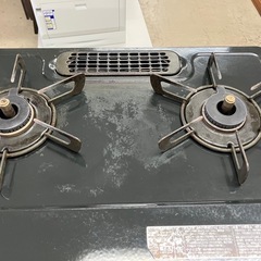 O 2506-707 Rinnai ガステーブル KG35NBKL LPガス 2022年製 通電確認済み キズ汚れありの画像