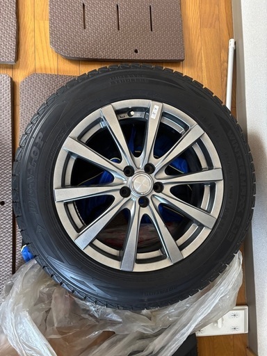 スタッドレスタイヤ&ホイール　DUNLOP WINTER MAX SJ8+ 4本セット