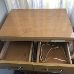 【商談中】美品　値下げ　キッチンラック　木目調　　レンジラックの画像