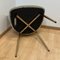 柔らかい肌触りのチェアの画像