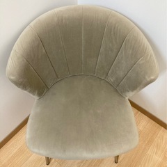 柔らかい肌触りのチェアの画像