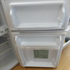 ●ノジマ 冷蔵庫 83L 2ドア冷蔵庫 EJ-R832W ホワイトの画像