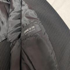 【美品】COMME CA ISM ストライプビジネススカートスーツの画像
