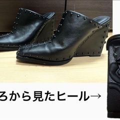 ブラック ハイヒール　まとめ売りの画像