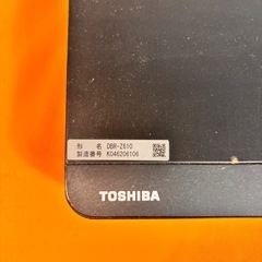東芝　REGZA ブルーレイレコーダーの画像