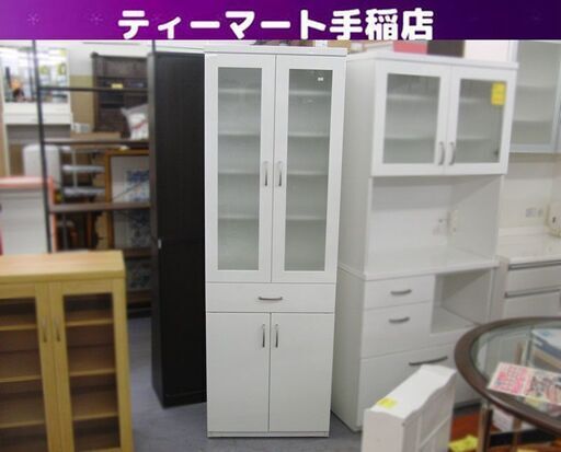 食器棚 コパン T 60DB WH 幅約60cm 白 ホワイト キッチン収納 札幌 手稲