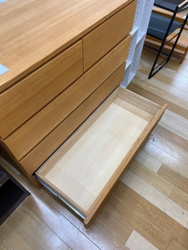 【トレファク ラパーク 岸和田店】4段チェスト ナチュラル