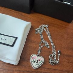 GUCCI　ボスコ＆オルソ　ハートネックレスの画像