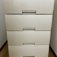 今月取引希望！女性限定＊Fits　天馬 リビングチェスト 4段 幅55×奥行41×高さ85cm フィッツプラス F5504 オークの画像