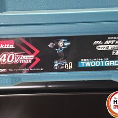 makita マキタ TW001GRDX インパクトレンチ インパクト レンチ 40V フルセット バッテリ×2 充電器 未使用品 【ハンズクラフト沖縄豊見城店】の画像