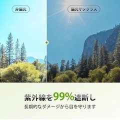サングラス　遮光　レディース　メンズの画像