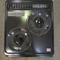 ガスコンロ★ガステーブル★LPガス用★DG2008NQ1TN★ハーマン★高火力コンロ2口★魚焼きグリル★ビルトインタイプの画像