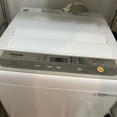 パナソニック　洗濯機　5㎏　2019年製