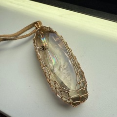 水晶  ネックレスの画像