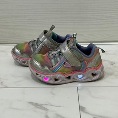 光る靴 14.0cm　スケッチャーズの画像