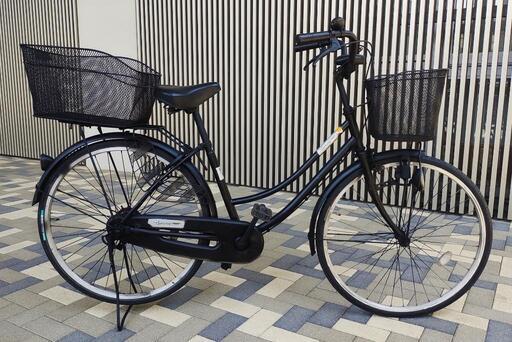 ⭐シティバイク前後カゴ付き (レンス) 東京の折りたたみ自転車の