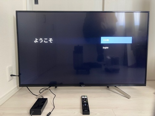 sony テレビ　49インチ　2019年製