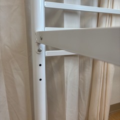 【高さ調節可能・収納◎】シングルベッドフレーム+マットレスの画像