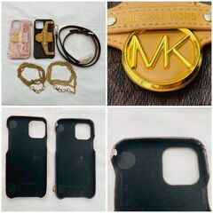 【❗️✨通勤・通学に✨❗️】MICHAEL KORS マイケルコース 2WAYバッグ＆iPhone12ケース2点セットの画像