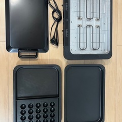 左右温調ホットプレートWHP-021-B ブラックの画像