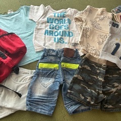 １歳から２歳　男の子　　夏服とSHIPSリュックの画像