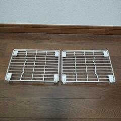 折りたたみキッチンラック　2つセットの画像