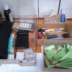 文房具いろいろ　もらってください　6/28　12:00現在残っている物ですの画像