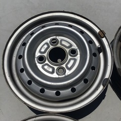 値下げ12インチ　スチールホイール　12×3.50 4穴　PCD100の画像