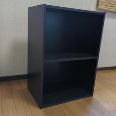カラーボックス（ダークブラウン/中古）