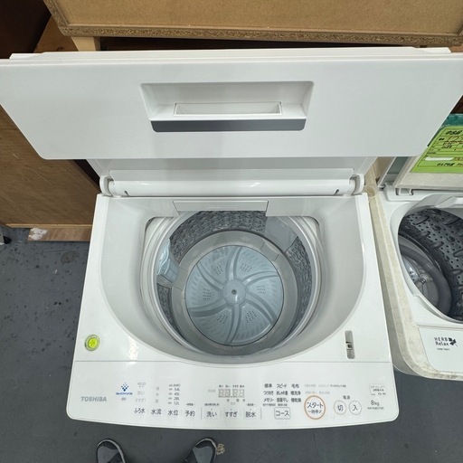USED 洗濯機 TOSHIBA 2019年 8K