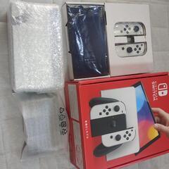 任天堂スイッチ有機ELモデルフィルム付き&マイクラソフト付きの画像