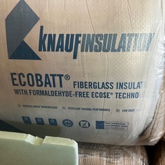 米軍仕様・訳あり・大量・断熱材　ecobatt KNAUF in...