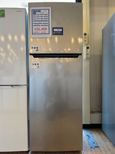 【６ケ月間保証付】2ﾄﾞｱ冷蔵庫　Hisense　2021年製【ﾄﾚﾌｧｸ桶川店】