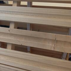 スノコ　ダブルベッドフレームの画像