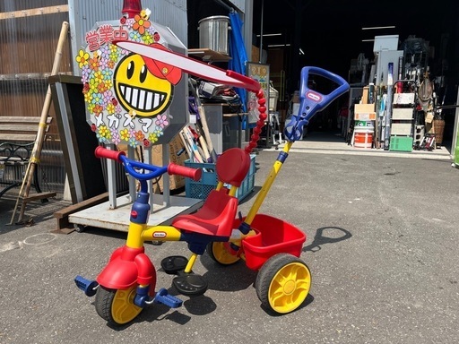 キッズ用 三輪車 リトルタイクス 4-in-1 Little Tikes 日除け