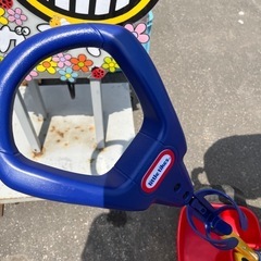キッズ用 三輪車 リトルタイクス 4-in-1 Little Tikes 日除け付き 幼児 中古品 ①の画像