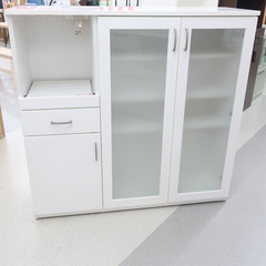 家具 キッチンカウンター ホワイト 【コンプオフ金沢野々市店】