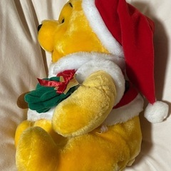 くまのプーさん　クリスマスサンタの画像