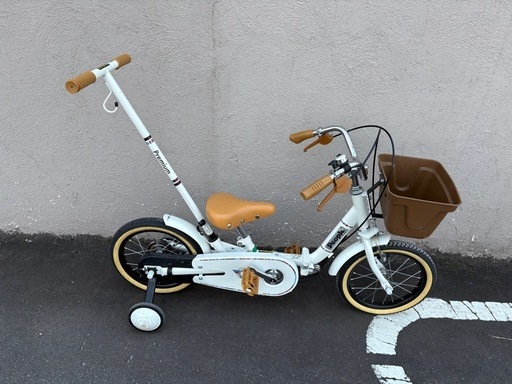 こども 舵取り付き自転車 (ゆう) 近文の折りたたみ自転車の中古