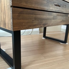 【急募】木製３段キャビネット　差し上げますの画像