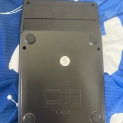 電卓（黒）の画像