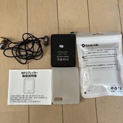  MP3プレーヤー Bluetooth5.1 スピーカー内蔵 2.4インチ 音楽プレーヤー 軽量 4GB内蔵128GB拡張 HIFI高音質 デジタルオーディオ FMラジオの画像