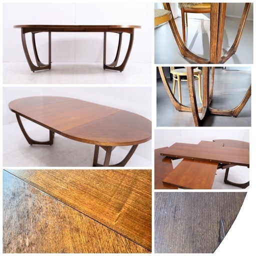 KOSUGA エクステンションテーブル ダイニングテーブル ラウンド