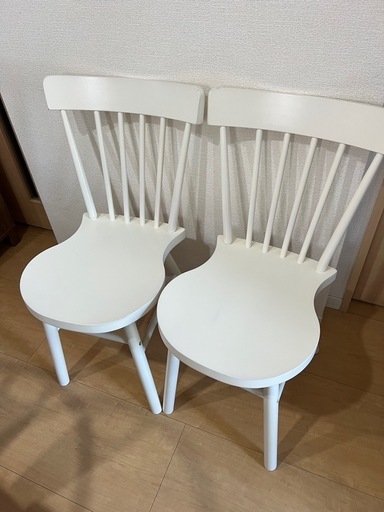 SALE IKEA NORRARYD ダイニングチェア 2脚セット USED品