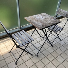 IKEA Tarno ベランダテーブルと椅子