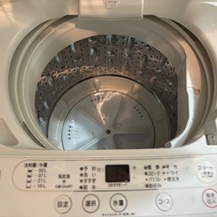 洗濯機6キロ・2021年製の画像