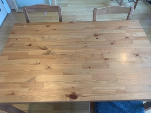 【値下げ】ダイニングテーブル・チェアセット (dining table set)